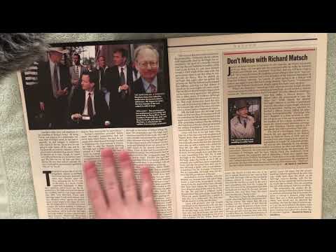 ASMR vintage magazine flipping (1997 series)