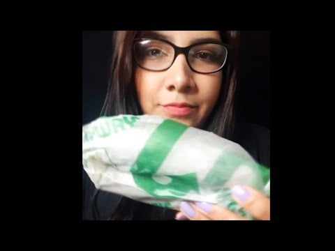 ASMR comiendo Subway de Pollo a la Crema - ASMR en Español