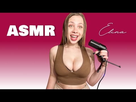 4K Mic Pumping On My Knees ASMR Fast & Aggressive Mic Pumping With Elina