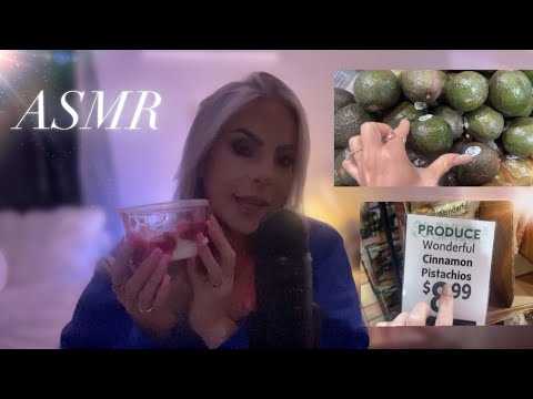 ASMR Shop With Me ASMR At The Grocery Store & Grocery Haul In A NY Accent CLICKY Whisper