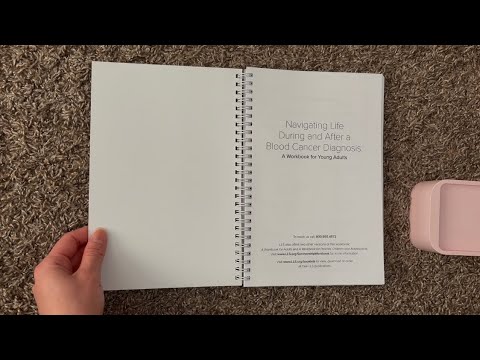 ASMR Flipping Through Navigating Life During And After A Blood Cancer Diagnosis | (No Talking)
