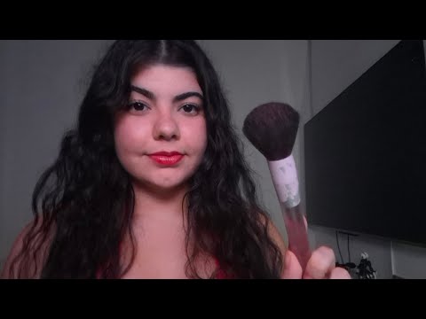 ASMR CASEIRINHO: Relaxa soninho, sons de boca e pincel na tela😴💕