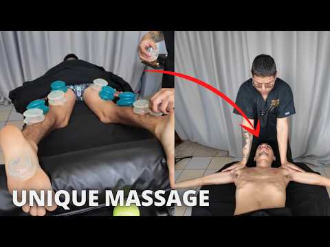 Unique Body Massage Experience | Full Body Cupping Session | Calming ASMR