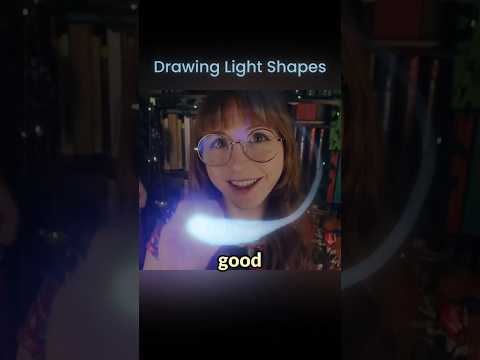 Drawing light shapes #asmr
