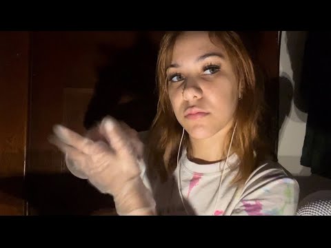 ASMR Glove sounds w/ hand movements