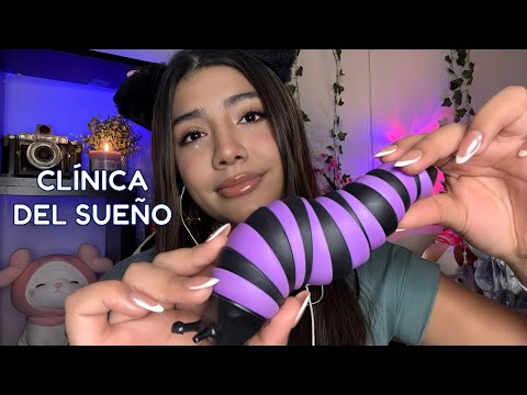 ASMR ESPAÑOL / CLÍNICA DEL SUEÑO + RELAJACIÓN GUIADA para RECUPERAR COSQUILLAS