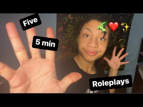 ASMR - 5 Minute Roleplays (Aggressive)