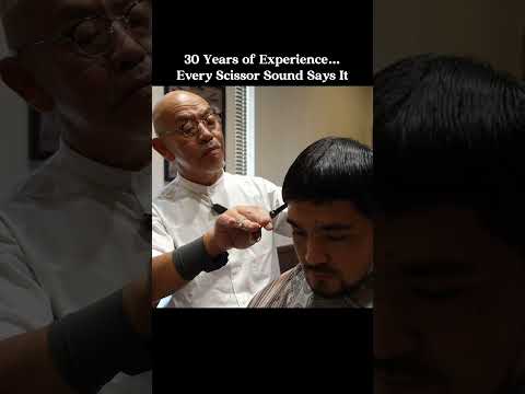 💈(ASMR) 30 Years of Experience in the Hands of a Japanese Master Barber