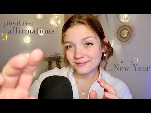 ASMR | Positive Affirmations for the New Year ✨