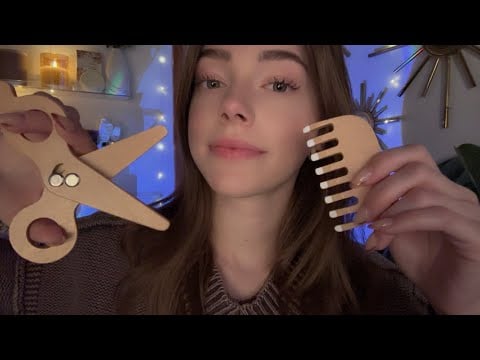 ASMR | Sleep-Inducing Wooden Haircut🪵