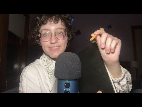 ASMR Drawing your portrait...Let me try again? :P Personal Attention and Pencil Sounds 🖊