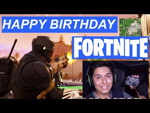 [ASMR] FORTNITE - Birthday BASH! (Kills & Tingles!)