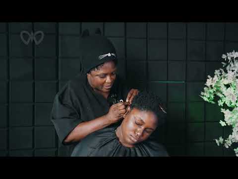 Asmr✨ NIGHTINGALE SOFT MUSIC AFRO HAIR BRAIDING WITH SOFT WHISPER,RAINSTORM TRIGGERS FORVSLEEP.