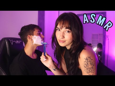 ASMR BARBEARIA (durma rapidamente)