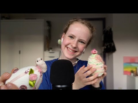 ASMR 🐥 Paaseieren! (tapping, scrathing)