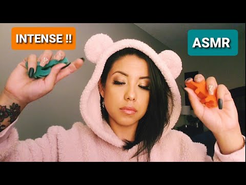 ASMR | Sensory Craft INTENSE Triggers Tingle Immunity Nail Tapping Hand Movement Crackle Brushes