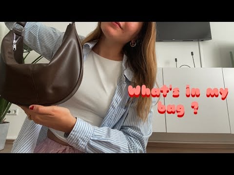 ASMR ✨ what’s in my bag | bag swap and rummage sounds