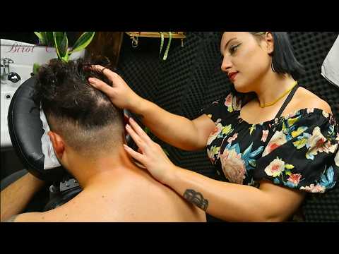 Sleep-Inducing Head, Back Massage | Deep Tissue Scalp ASMR