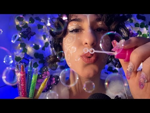 ASMR can i touch your face? Makeover fairy POV 🦋  ✨