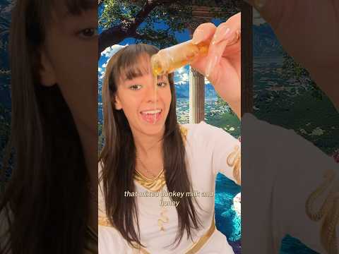 Cleopatra put honey in her … 😳 #asmr