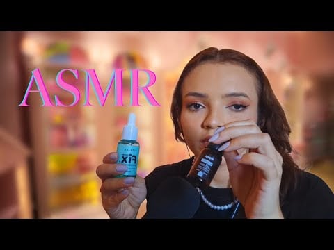 ASMR vendedora de make com voz suave