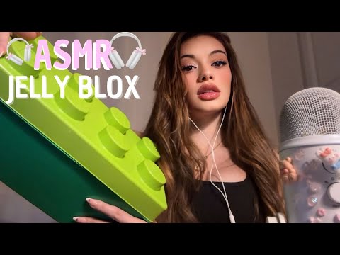 ASMR | Jelly blox (squishy sounds, tapping, visuals)