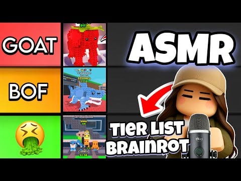 ASMR Français • TIER LIST DES BRAINROT SUR ROBLOX POUR T’ENDORMIR 😴 (chuchotement proche du micro)