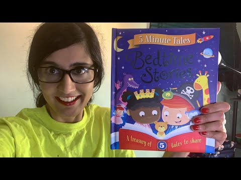 ASMR Reading Children  Bedtime Stories (5 Stories)~ Page Turning (Whispered) For Sleep