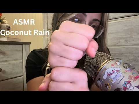 ASMR Attempting Coconut Rain