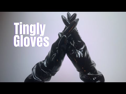 The Allure of Black Patent Leather Gloves ASMR