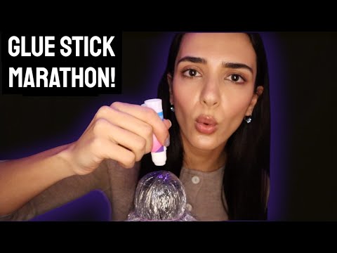 ASMR Glue Sticks Trigger Until They Run Out!