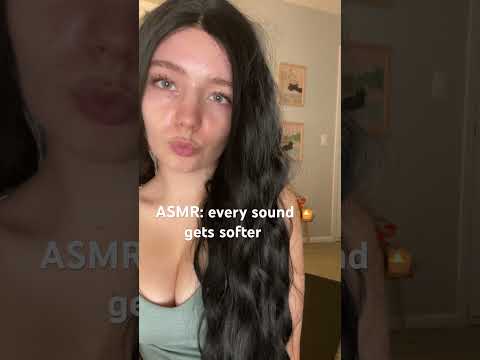 every sound gets softer 🤍#asmr #girlfriendasmr #sleepasmr #tingles #whisper