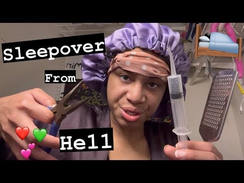 ASMR - Stealing Your Face at A Sleepover (Kayla)