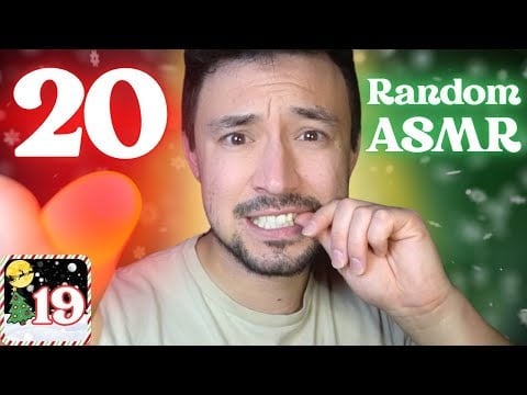 🎄 20 INTENSE ASMR Triggers for SLEEPY Sleepy sleep 💤 TONIGHT MAID GOAL?? | Day 19 Christmas LIVES 🎅