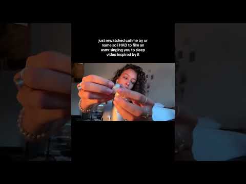asmr singing you to sleep call me by your name style #asmrsinging #callmebyyourname #sufjanstevens