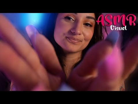 ASMR FRANÇAIS : VISUEL TRÈS PROCHE 😍 (+ pluie 🌧️)
