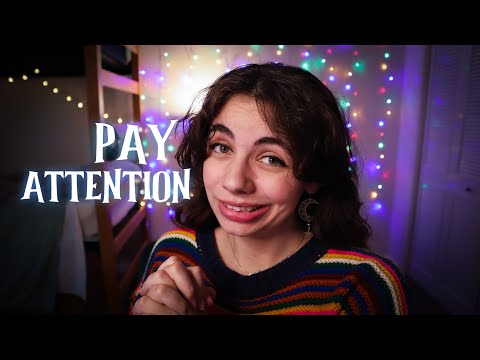 ASMR | Cognitive Function Repairist (task triggers, eyes close halfway through)