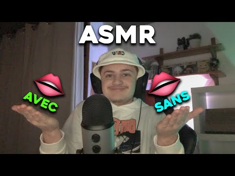 ASMR ~ Tapping AVEC et SANS Bruit de bouche 👄