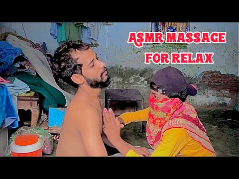 ASMR Massage For Relax Massager #asmr #headmassag #massagetherapist #asmrheadmassage