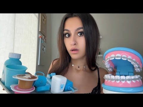 ASMR| You go to the FIRST TIME dentist for a CLEANING😳