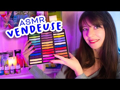 ASMR FR | Roleplay 🎨 Vendeuse de fournitures artistiques