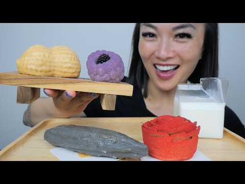 VIRAL FRUIT MOUSSE CAKE (ASMR EATING SOUNDS) NO TALKING | SAS-ASMR
