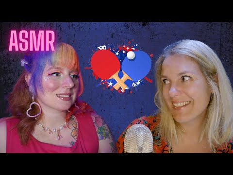 ASMR FR 🏓  Interview ping pong avec @MagicAlyASMR (chuchotement proche micro + triggers)