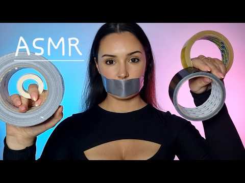 Testing my Tape Stash (Sticky Sounds & Muffled Talking) | ASMR