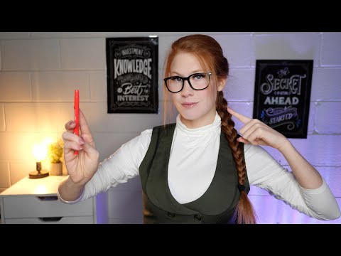 ASMR...Teacher says Follow my Instructions 👩‍🏫 💤4K (°FOCUS TEST•)