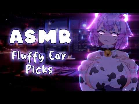 ASMR Deep Fluffy Ear Cleaning🫧Personal Attention for Sleep [Fluffy Ear Picks, Ear Massage]