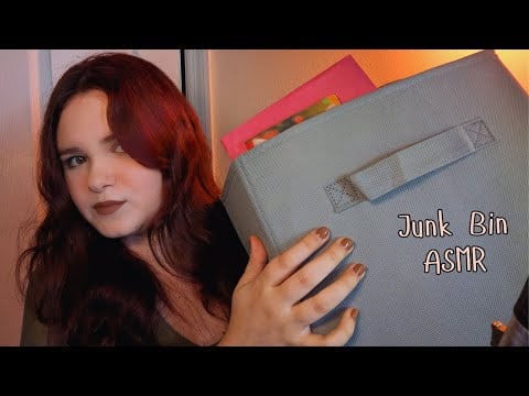 ASMR with my ✨junk✨ basket (what can we find inside?)