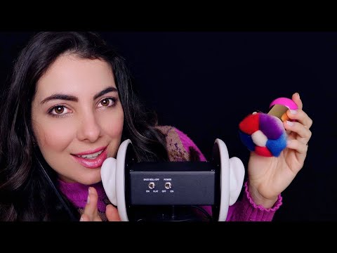 ASMR ESTÍMULOS ÚNICOS - EPISÓDIO 3: SONS NO 3Dio - Sweet Carol