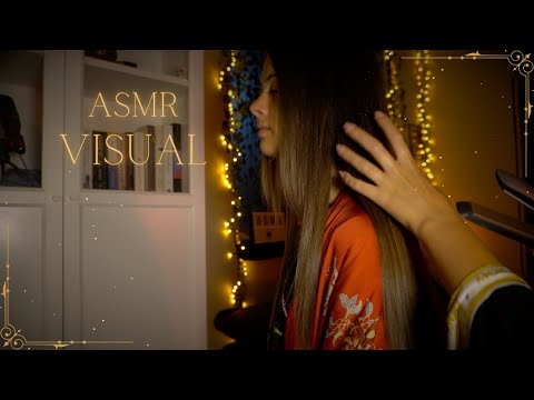 ASMR VISUAL | Caricias + Planchado de Pelo | Te plancho el pelo con mimo para que te duermas 😴 HD 4K