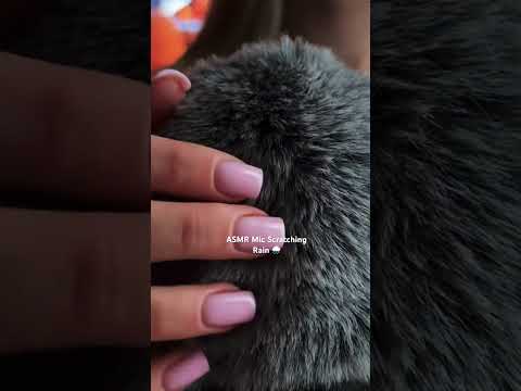 ASMR Mic Scratching for Sleep Rain 🌧️ #relax #triggersforsleep #asmr
